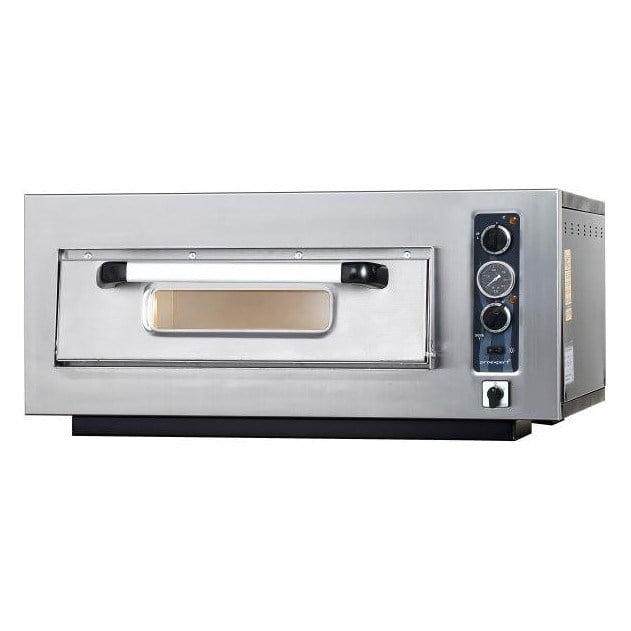 Maksan PO-501T Elektrikli Pizza Fırını, Tek Katlı Termometre Göstergeli, Ø 30 cm x 4-ELEKTRİKLİ PİZZA FIRINLARI - Demasan
