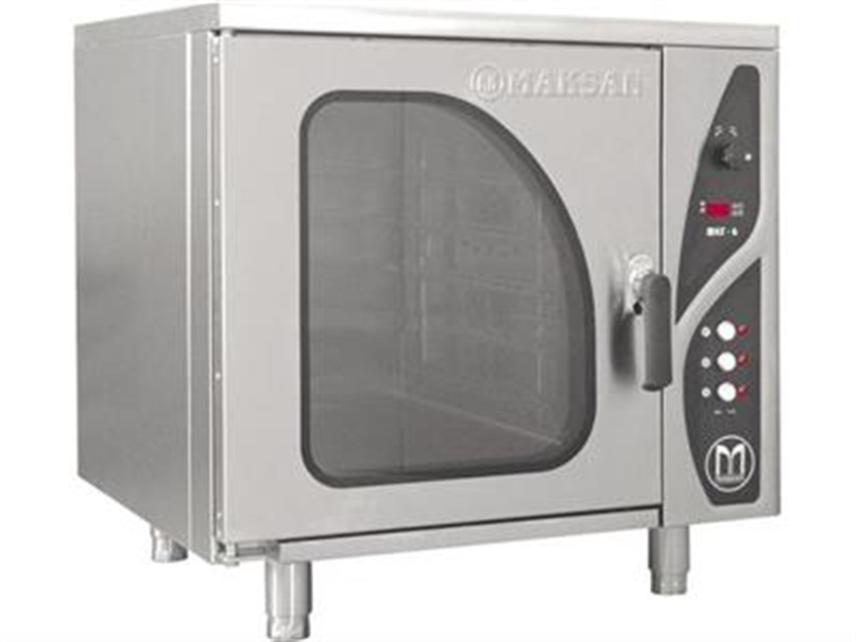 MKF6- Maksan 6Tepsili Elektrikli Konveksiyonel Patisserie Fırını Analog 