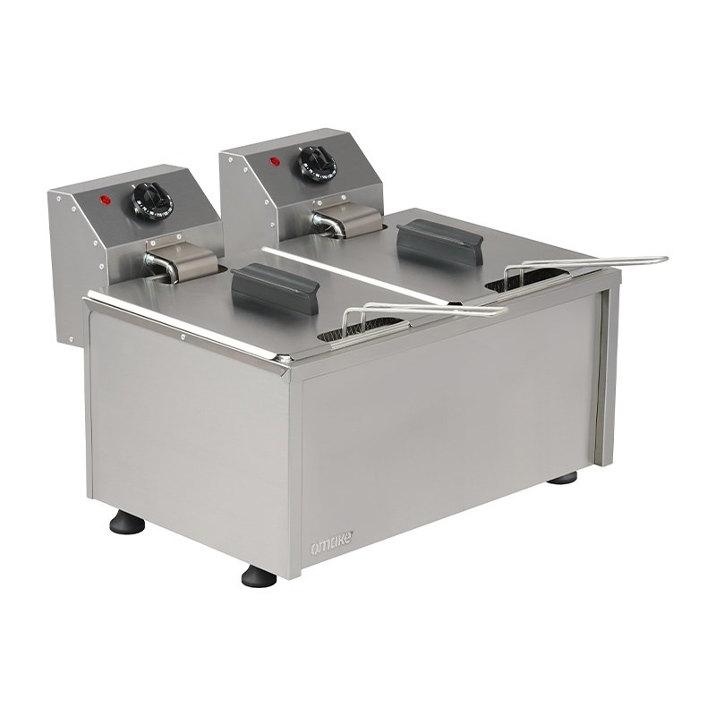 Omake Elektrikli Fritöz FRT12.E21 10+10 Lt.-ELEKTRİKLİ FRİTÖZLER - Demasan
