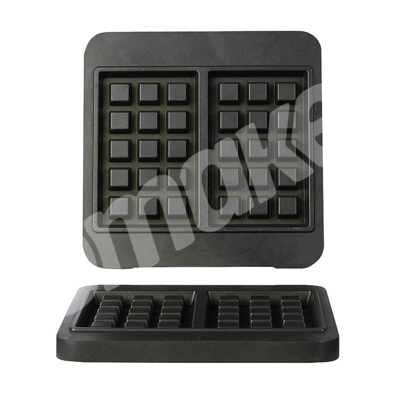 Omake Kare Waffle Kalıbı WFL21 Brüksel 4x6-WAFFLE PİŞİRİCİLER - Demasan
