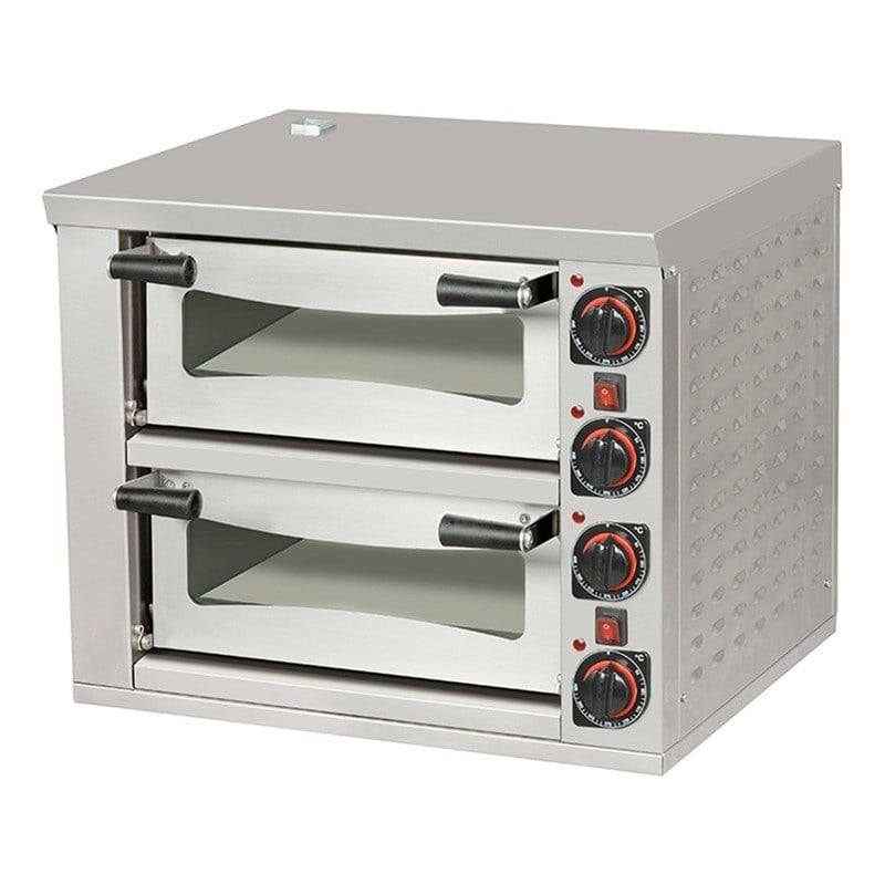 Omake Pizza Fırını 62x62 FPZ01.E21 Elektrikli 2 Katlı-ELEKTRİKLİ PİZZA FIRINLARI - Demasan
