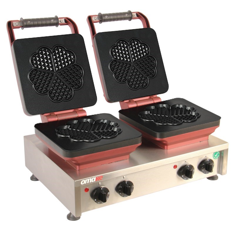 Omake Waffle Makinesi WFL21.E22 Kalp Ø190-WAFFLE PİŞİRİCİLER - Demasan
