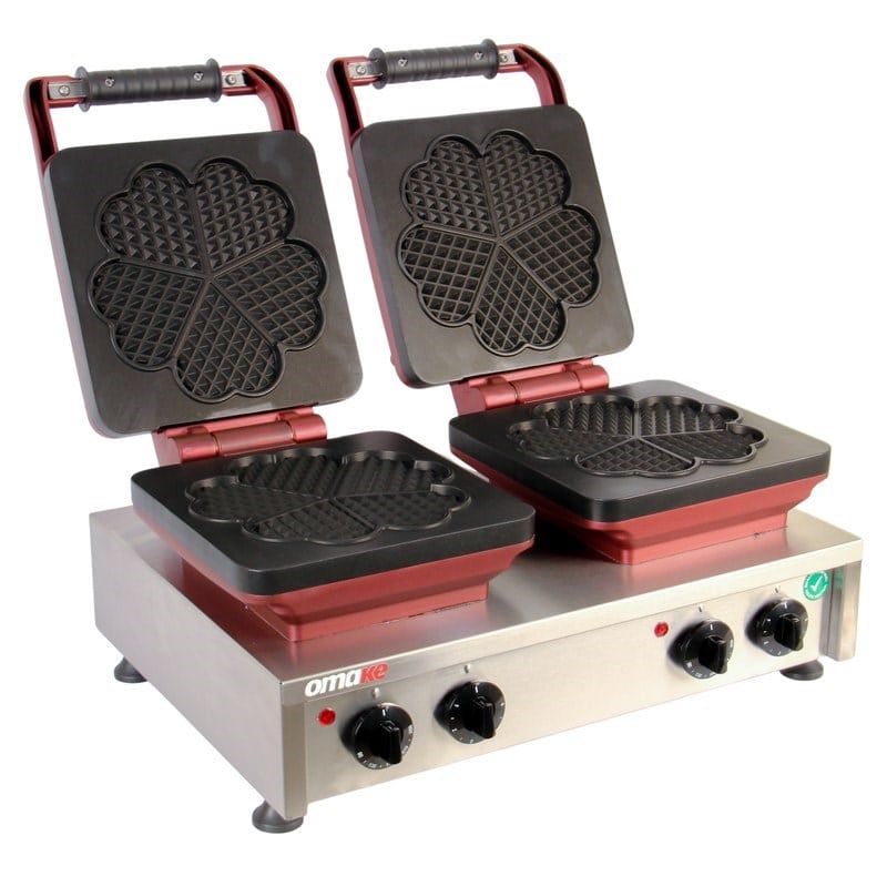 Omake Waffle Makinesi WFL21.E22 Kalp Ø220-WAFFLE PİŞİRİCİLER - Demasan

