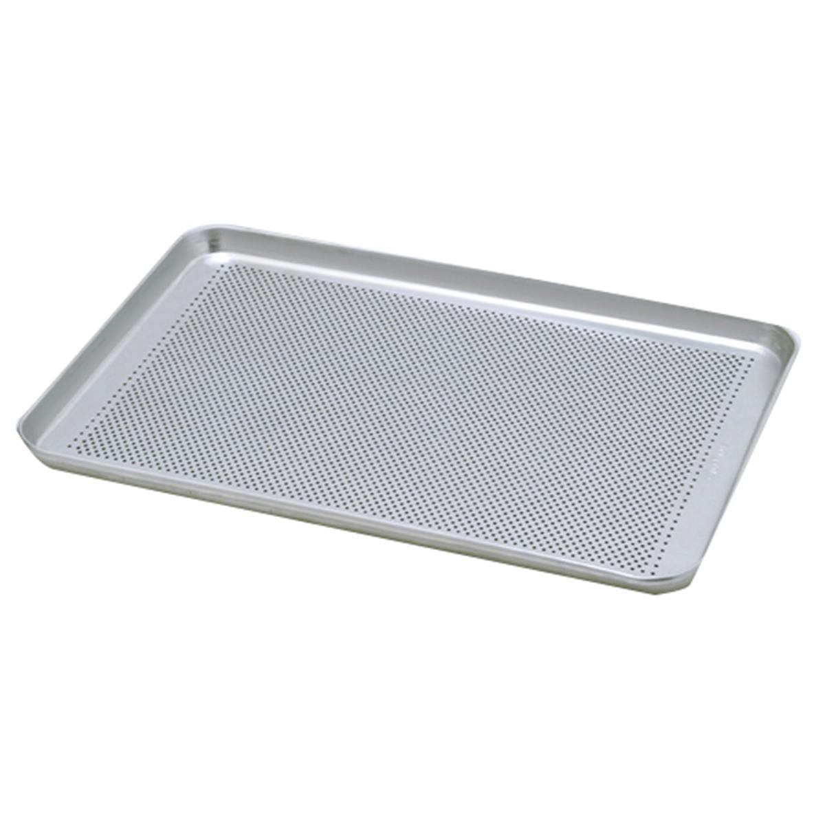 Öztiryakiler Delikli Tava 40x60 cm Pres Baskı Alüminyum 1.5 mm, Kaplamasız-ENDÜSTRİYEL TAVA VE TEPSİLER  - Demasan
