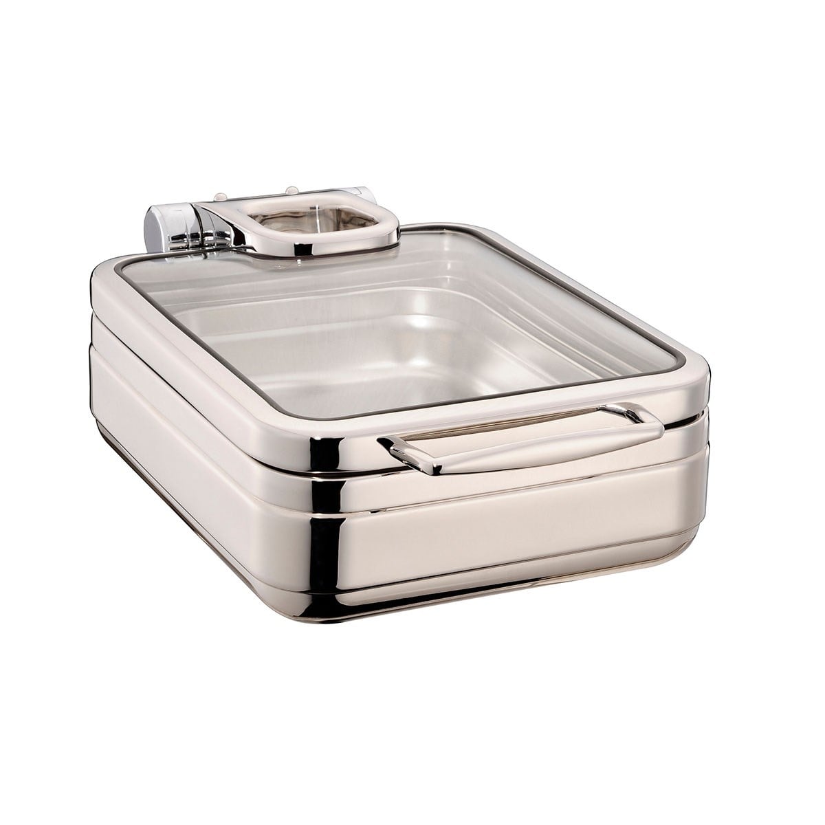 Öztiryakiler Lux Chafing Dish Hidrolik Cam Kapak Dikdörtgen 9L 1/1 GN-Chafing Dish ve Açık Büfe Üniteleri - Demasan
