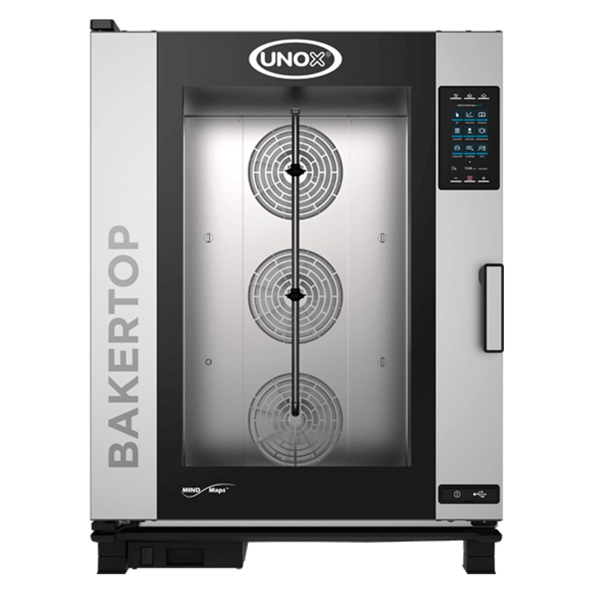 Öztiryakiler Unox Bakertop 10 Tepsi 600x400 Kombi Fırın Gazlı Plus Model + Kurulum Kiti Girilmeli-KONVEKSİYONEL FIRINLAR - Demasan

