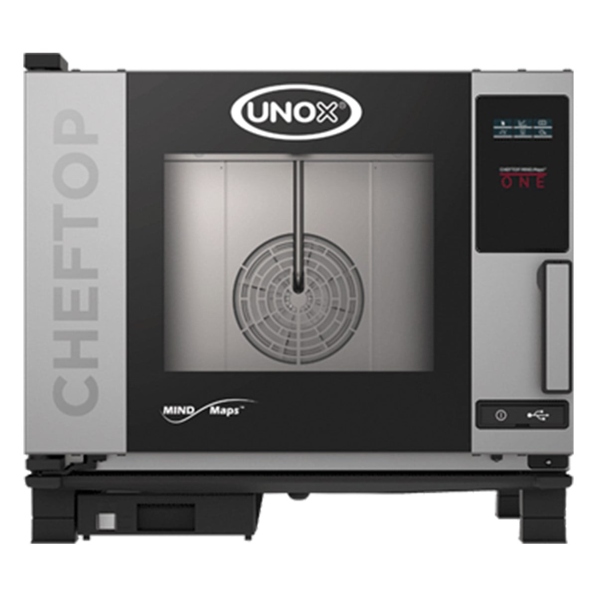Öztiryakiler Unox Chef Top 5 GN 1/1 Kombi Fırın Gazlı Plus Model + Kurulum Kiti Girilmeli-KONVEKSİYONEL FIRINLAR - Demasan
