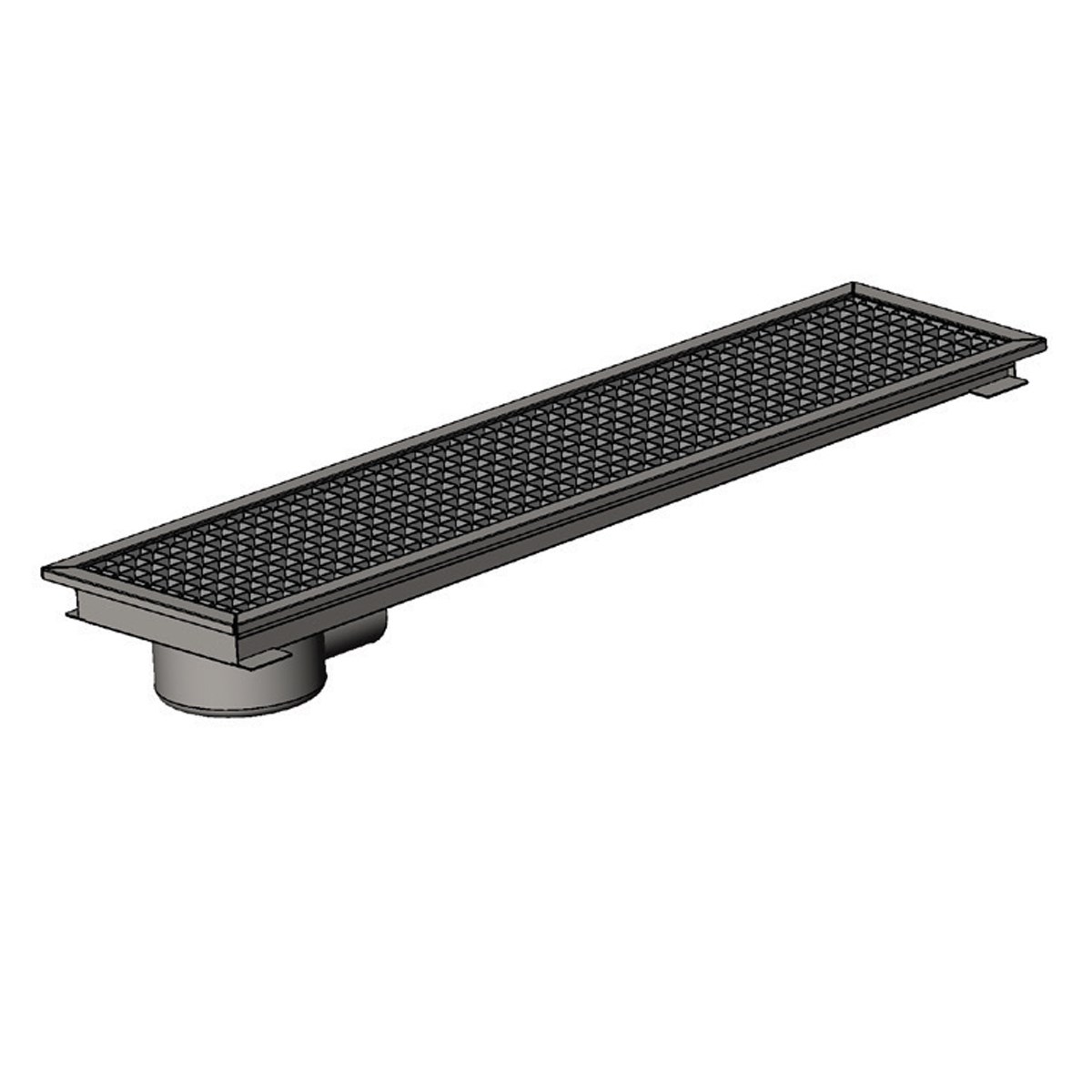 Öztiryakiler Yer Izgarası Tavalı Kenardan Sifonlu -Arkadan Çıkışlı Q100 Pvc 1620x290-Yer Izgaraları ve Zemin Süzgeçleri - Demasan
