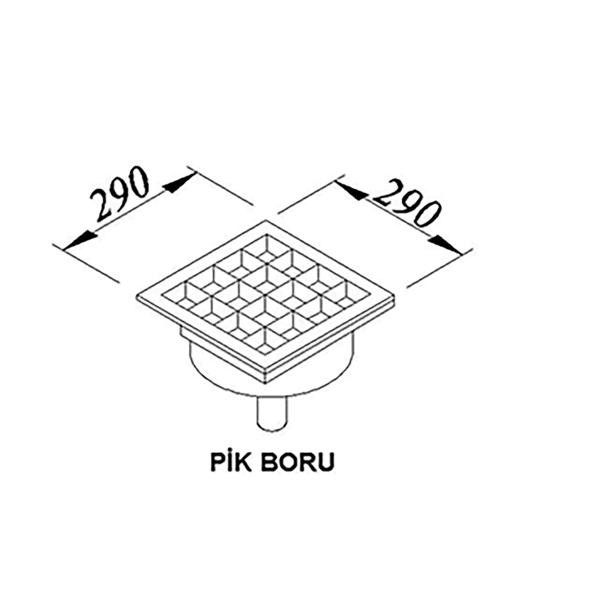 Öztiryakiler Yer Izgarası Tavalı Ortadan Sifonlu Alttan Çıkışlı Q100 Pik 290x290-Yer Izgaraları ve Zemin Süzgeçleri - Demasan
