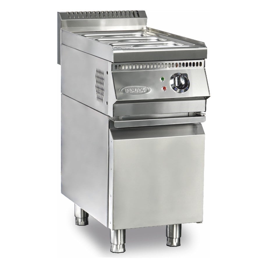Pimak 90SD-M069E Elektrikli Benmari, Alt Dolaplı, 900 Seri, 3 x GN 1/3, 40x90x85 cm-ELEKTRİKLİ BENMARİLER - Demasan
