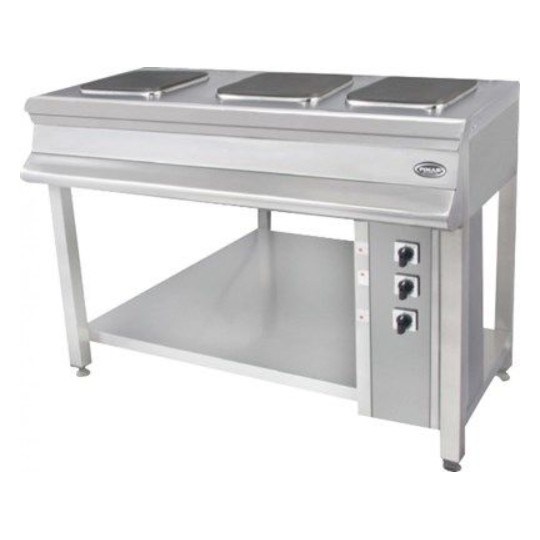 Pimak MX27-3 Elektrikli Taban Raflı Ocak, 3 Gözlü, 150x65x85 cm-LOKANTACI OCAKLARI - Demasan
