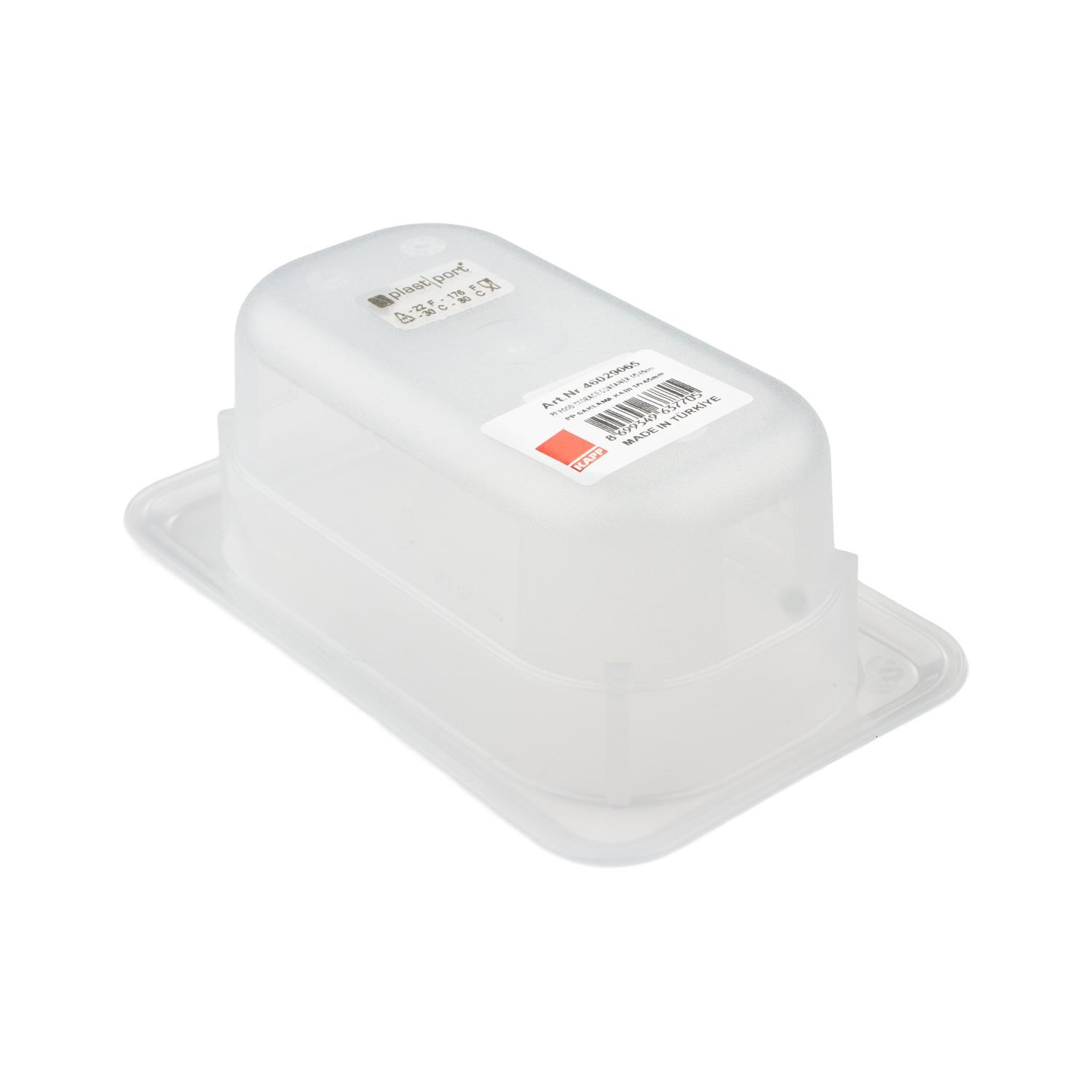 Plastport Kırılmaz Kapaksız Saklama Kabı 1/9-65 (12li Koli)