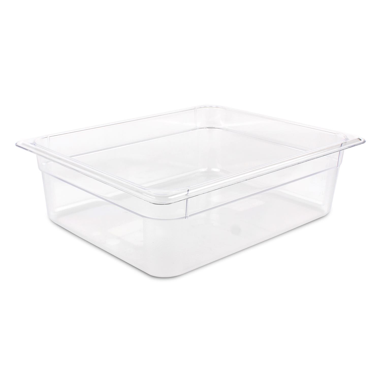 Plastport Kırılmaz Şeffaf Gastronom Küvet 1/2-100 (12li Koli)