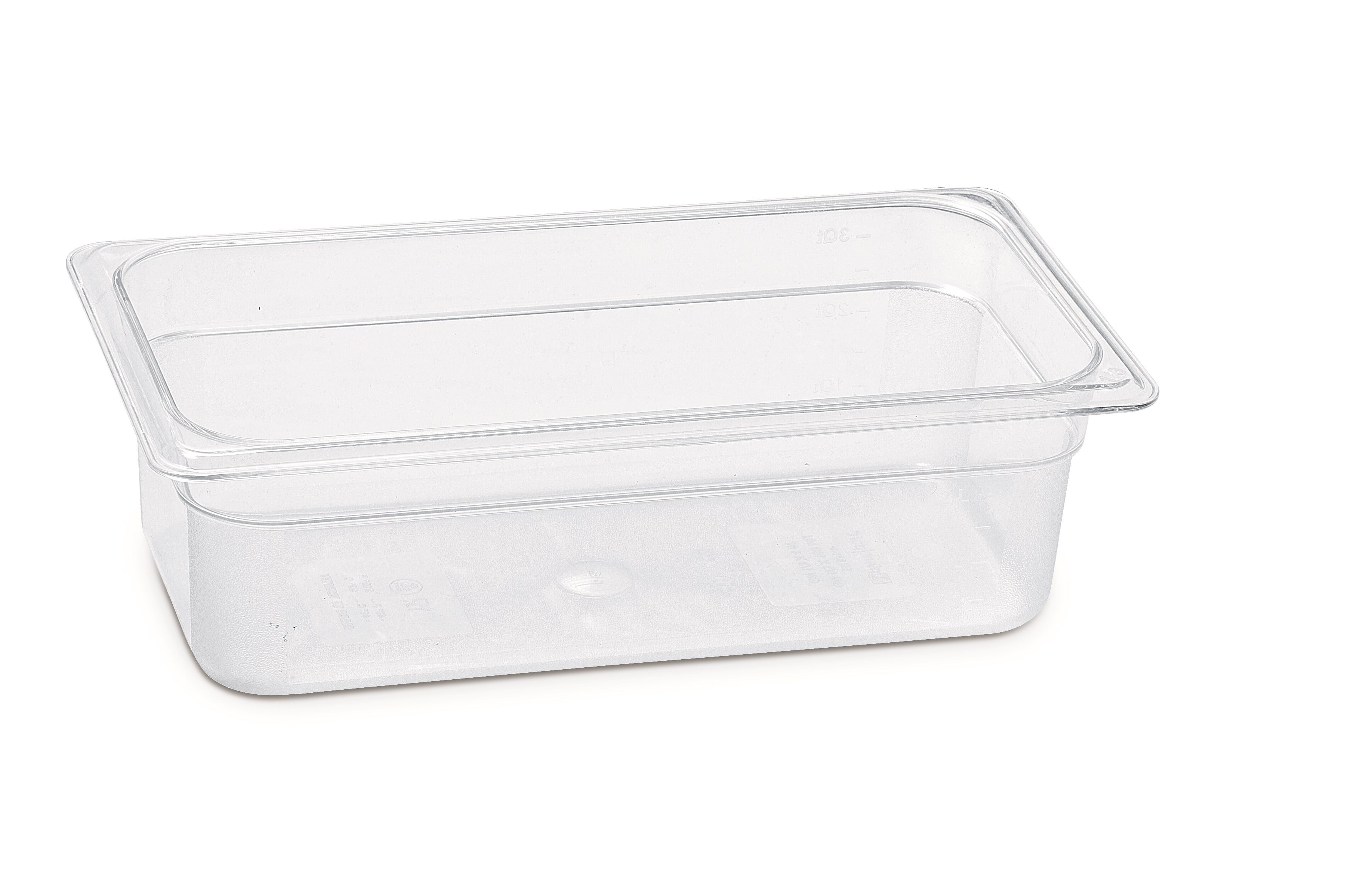 Plastport Kırılmaz Şeffaf Gastronom Küvet 1/4-100