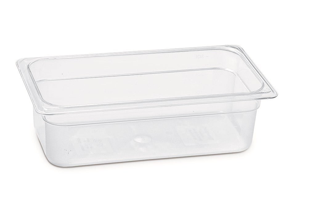Plastport Kırılmaz Şeffaf Gastronom Küvet 1/4-150