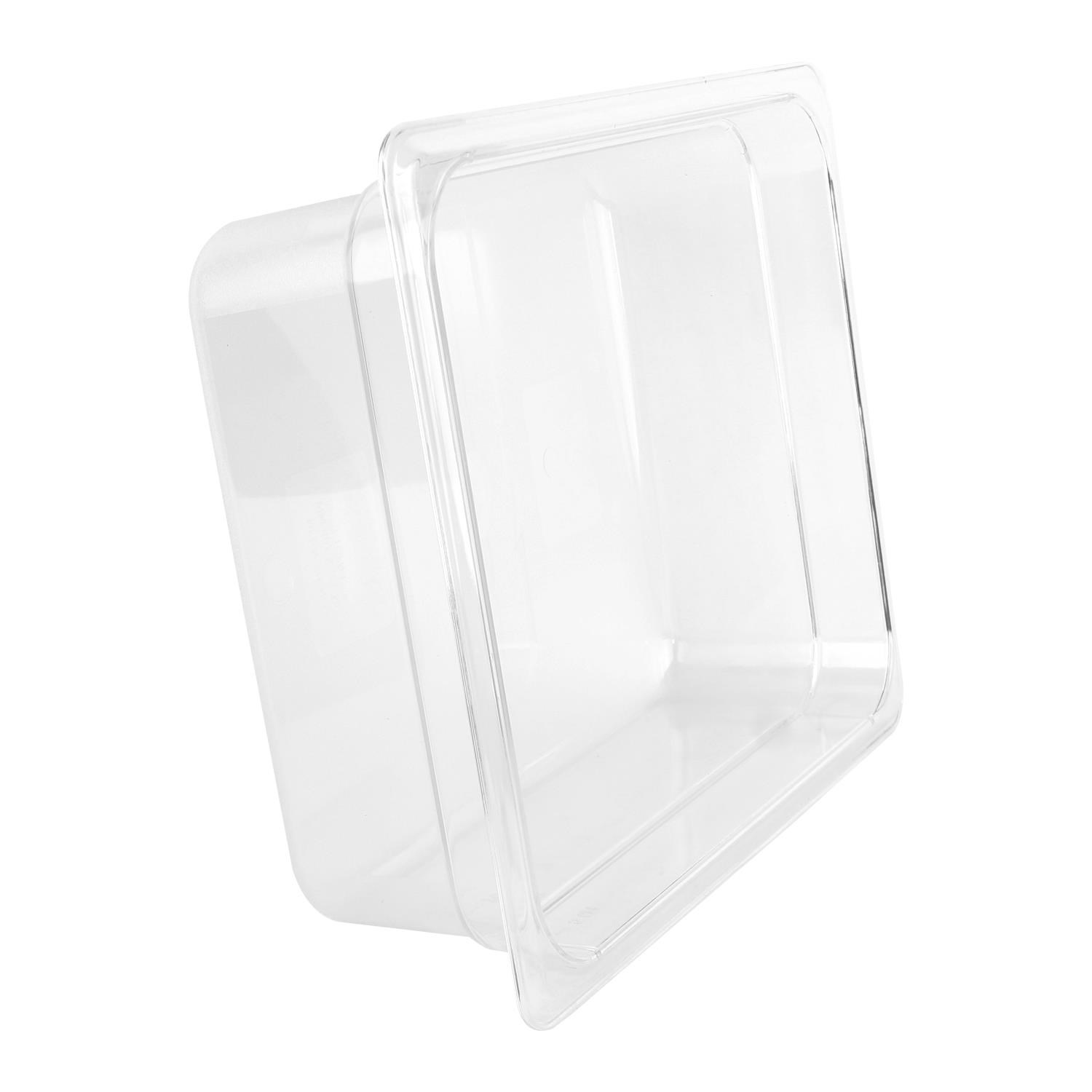 Plastport Kırılmaz Şeffaf Gastronom Küvet 1/2-100 (12li Koli)