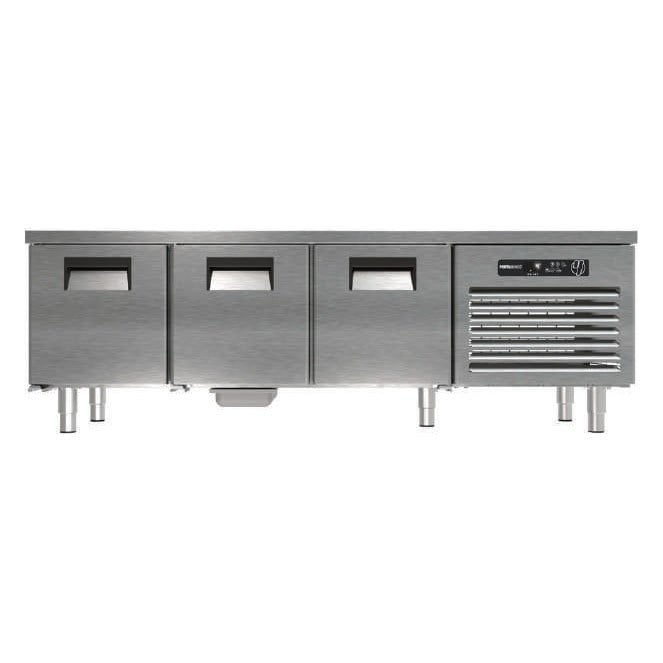 Portabianco CAU-3D60 Uzun Cihaz Altı Derin Dondurucu, 3 Kapılı, 200x60x60 cm, AISI 304-TEZGAH TİPİ BUZDOLAPLARI - Demasan
