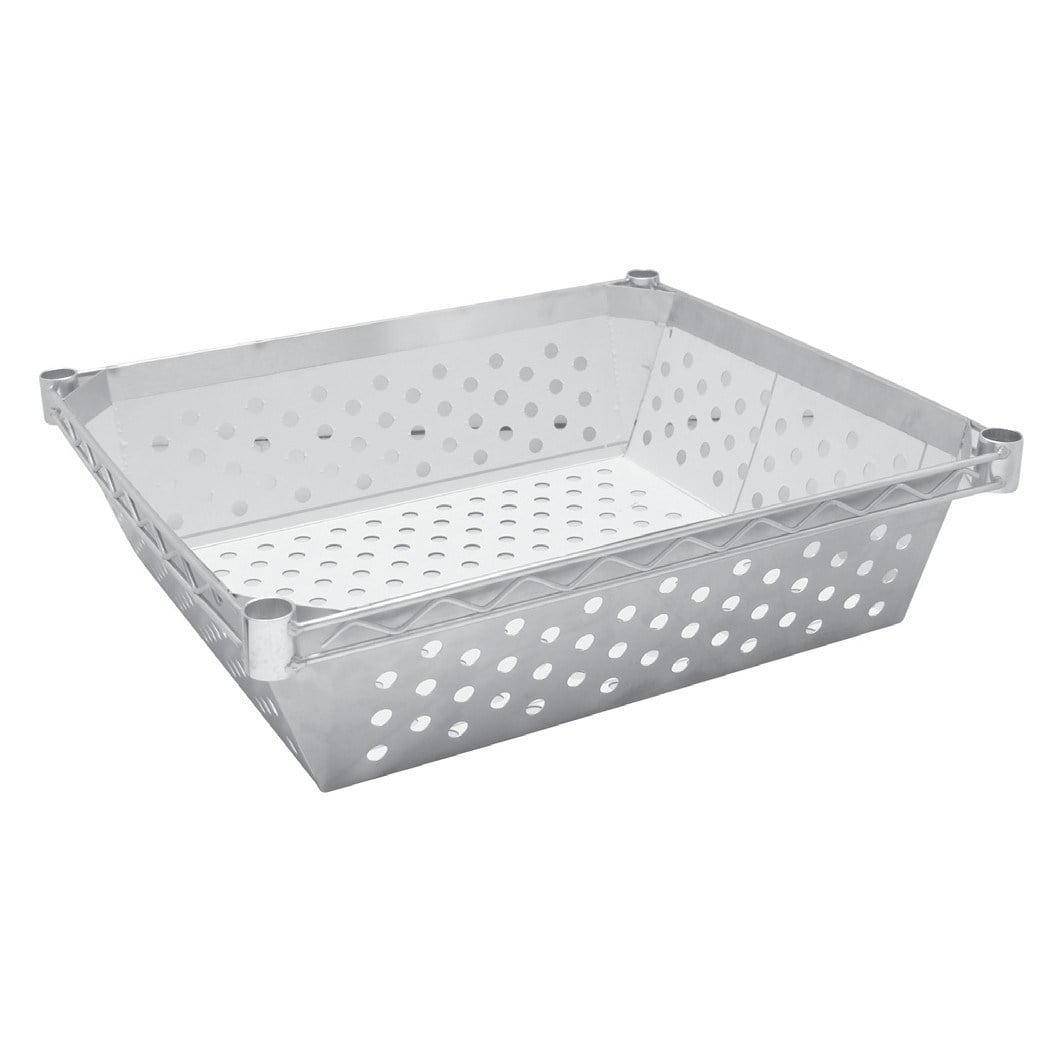 Portashelf Delikli Küvet, 304 Paslanmaz, 46x76x20 cm-İSTİF RAFLARI - Demasan
