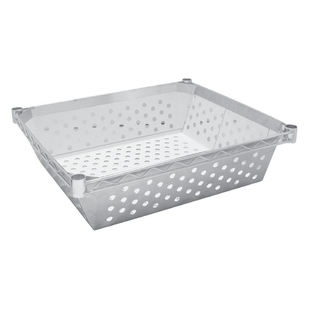 Portashelf Delikli Küvet, 304 Paslanmaz, 36x107x20 cm-İSTİF RAFLARI - Demasan
