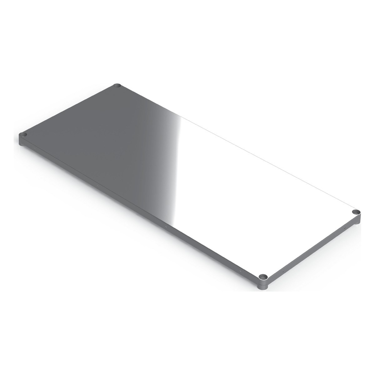 Portashelf Düz Raf, 304 Paslanmaz, 36x137 cm-İSTİF RAFLARI - Demasan
