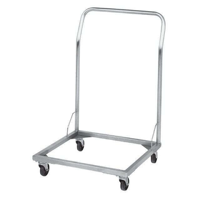 Portashelf Kaset Taşıma Arabası, Kollu, 304 Paslanmaz, 55x55x90 cm-TAŞIMA ARABALARI  - Demasan
