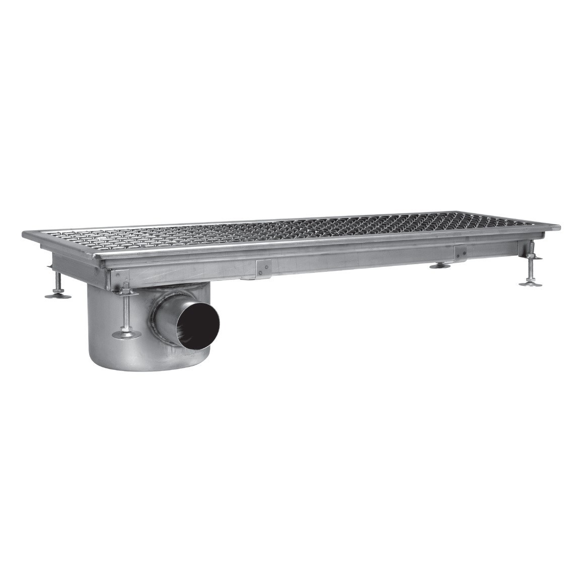 Portashelf Paslanmaz Yer Gideri, C Serisi, Yandan Çıkışlı, Kenardan Sifonlu, 200x1650 mm-Yer Izgaraları ve Zemin Süzgeçleri - Demasan
