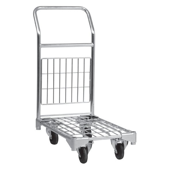 Portashelf Platform Arabası, Tel, Küçük, Galvanizli, 42x70x93 cm-TAŞIMA ARABALARI  - Demasan
