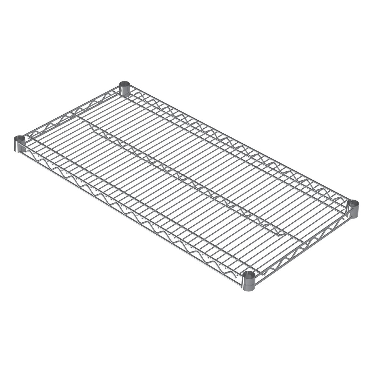 Portashelf Tel Raf, Epoksi Boyalı, 46x122 cm-İSTİF RAFLARI - Demasan
