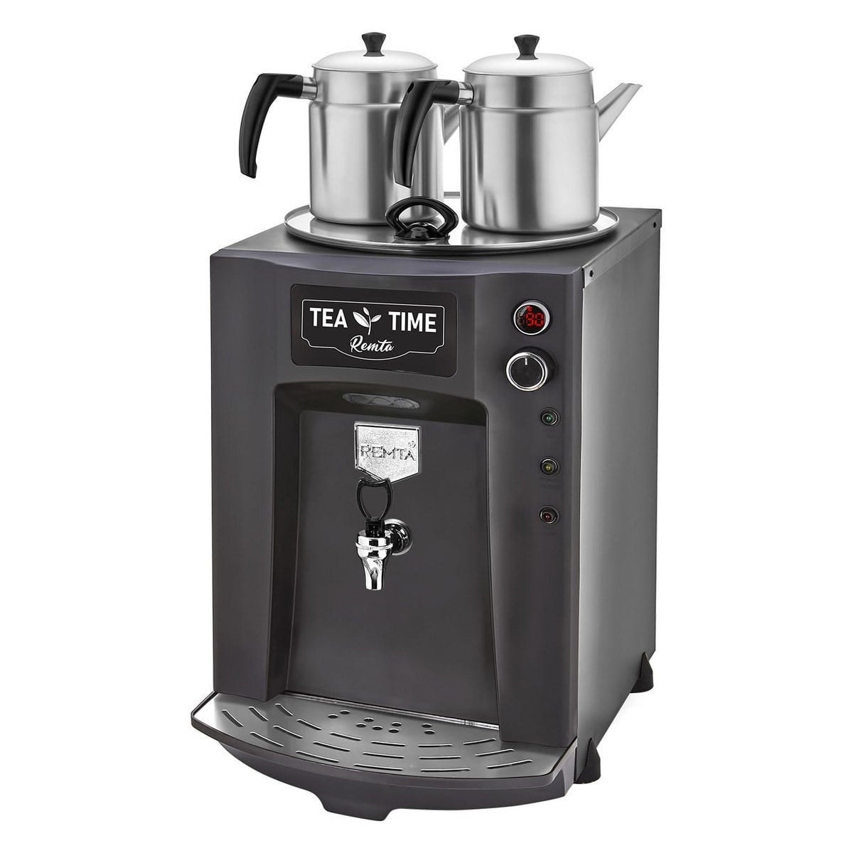 Remta DE11SP 2 Demlikli Premium Jumbo Çay Makinesi 23 lt Şamandıralı (Şebekeden Su Alma)-ÇAY MAKİNELERİ VE ÇAY KAZANLARI - Demasan
