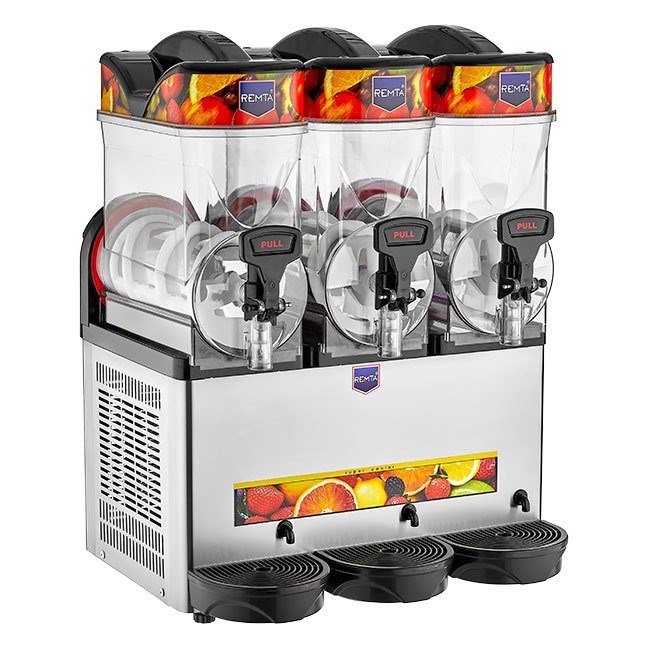 Remta ST27 Üçlü Slush (Buzlaş) Makinesi 12+12+12 lt-SLUSH / GRANİTA MAKİNALARI - Demasan
