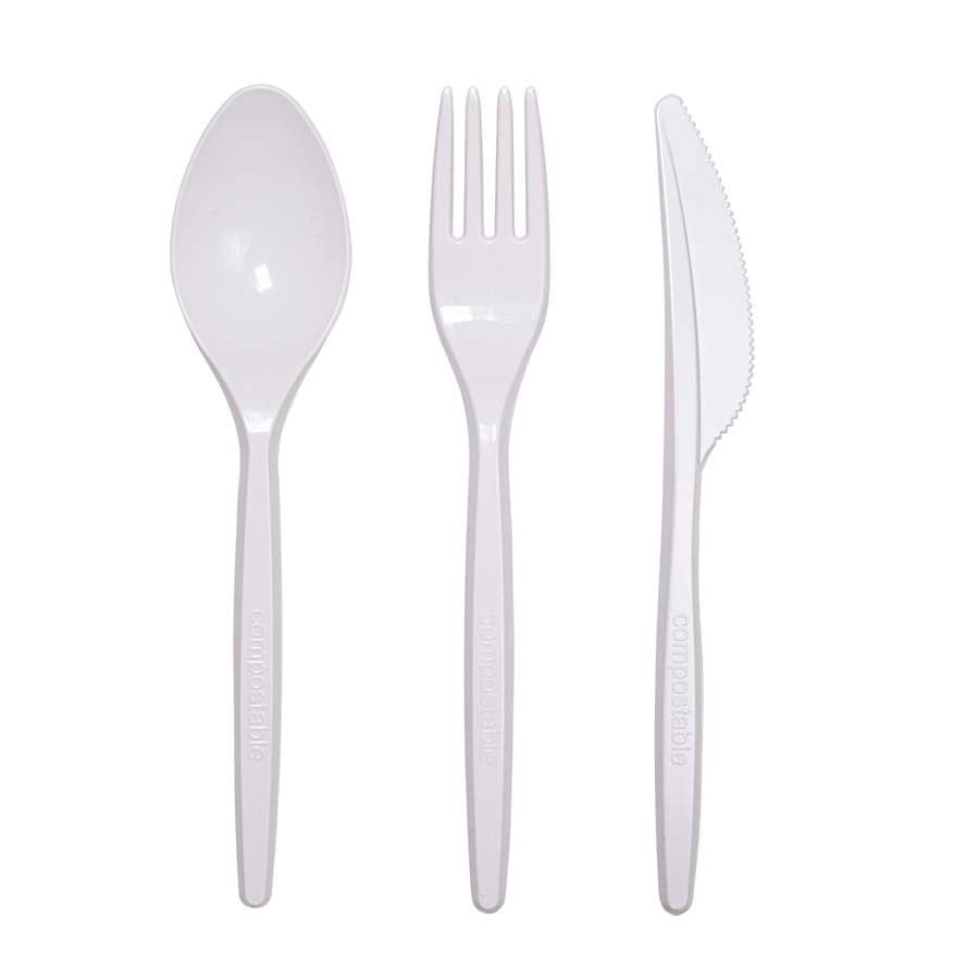 Rubikap CU.F11 Ekolojik Compostable PLA Çatal (2000li Koli)