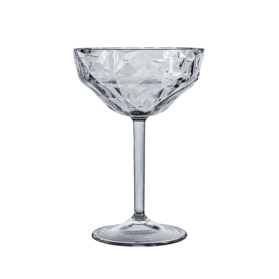 Rubikap EX.PM280 Prizma Kırılmaz Martini Bardağı 280ml (24lü Koli)