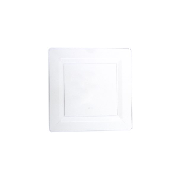 Rubikap PL.S22 Kare Plastik Tabak 22 cm PS (100lü Koli)