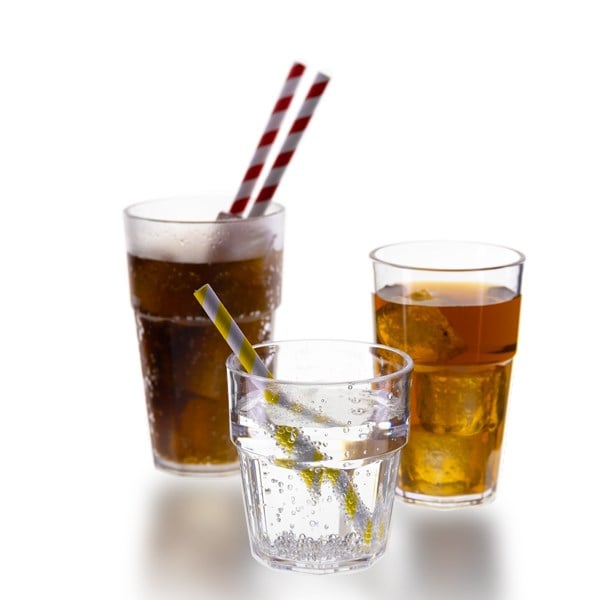 Rubikap RCB.30F Casablanca Kumlu Bardak 300ml (100lü Koli)