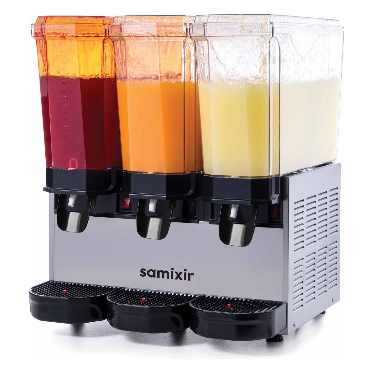 Samixir 60.SSSI Klasik Triple Fıskiyeli Soğuk İçecek Dispenseri, 20+20+20 Lt, Inox-LİMONATA&ŞERBET&MEYVE SUYU SOĞUTUCULARI - Demasan

