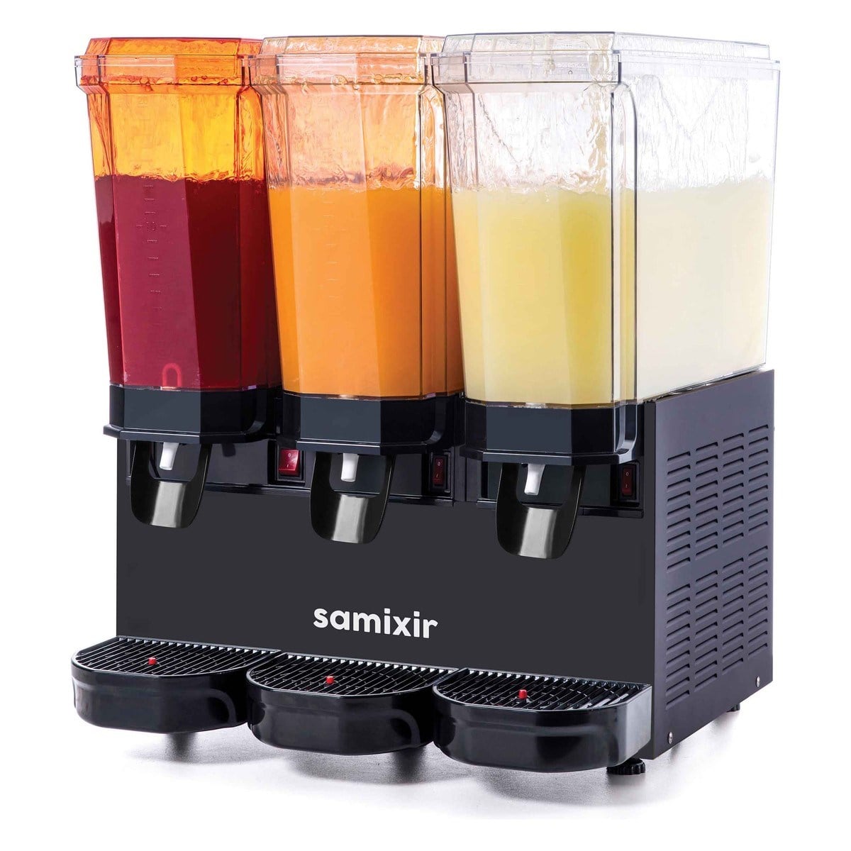 Samixir 60.SSSB Klasik Triple Fıskiyeli Soğuk İçecek Dispenseri, 20+20+20 Lt, Siyah-LİMONATA&ŞERBET&MEYVE SUYU SOĞUTUCULARI - Demasan
