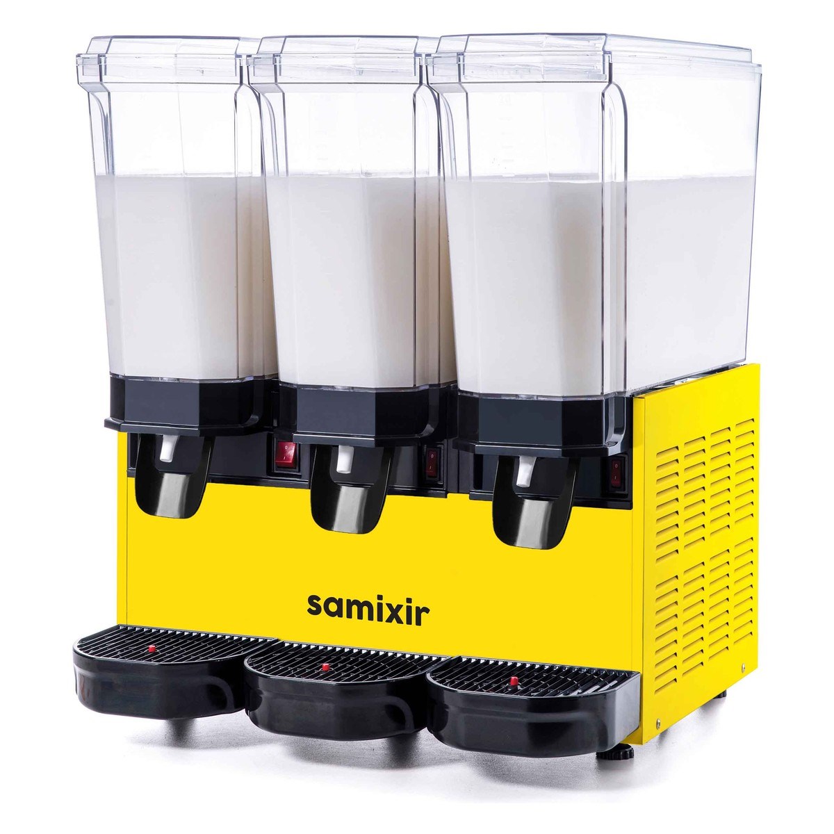 Samixir 60.MMMY Klasik Triple Karıştırıcılı Soğuk İçecek Dispenseri, 20+20+20 Lt, Sarı-LİMONATA&ŞERBET&MEYVE SUYU SOĞUTUCULARI - Demasan
