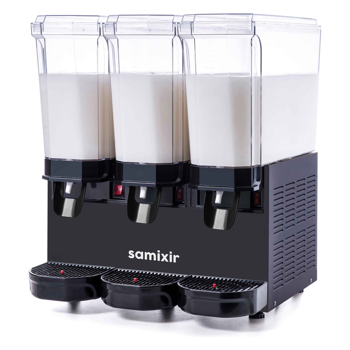 Samixir 60.MMMB Klasik Triple Karıştırıcılı Soğuk İçecek Dispenseri, 20+20+20 Lt, Siyah-LİMONATA&ŞERBET&MEYVE SUYU SOĞUTUCULARI - Demasan
