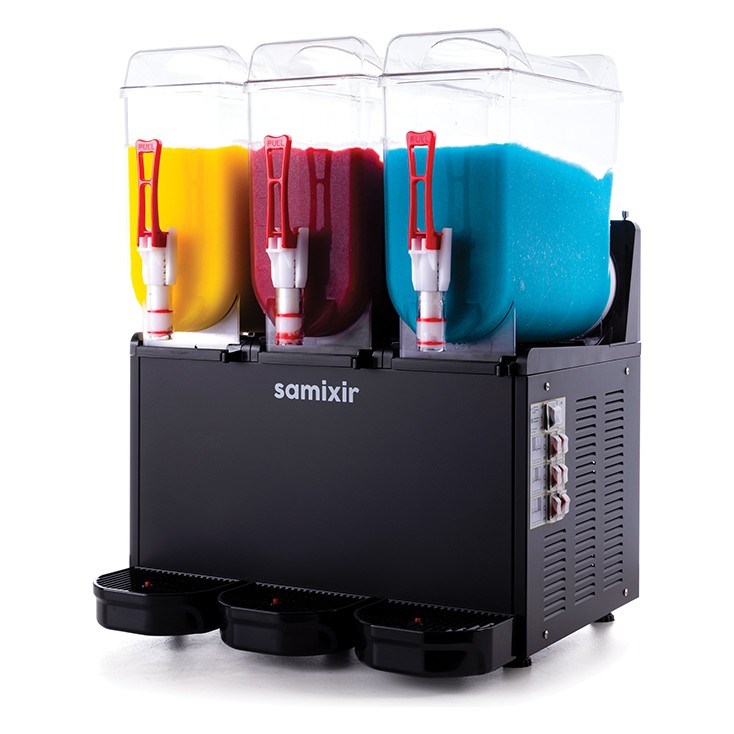 Samixir SLUSH36.B Slush Granita Makinesi, 12+12+12 Lt, Siyah-SLUSH / GRANİTA MAKİNALARI - Demasan
