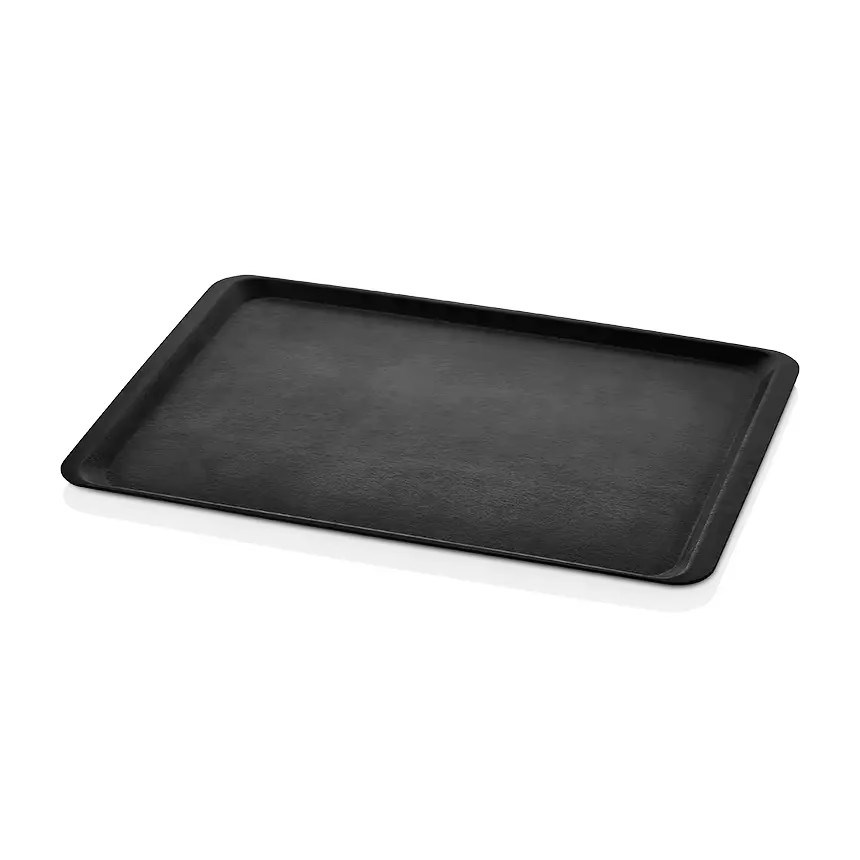 Thermoset Lamine Dikdörtgen Tepsi 43 x 61 cm - Siyah-Kırılmaz Sürahi ve Tepsiler - Demasan
