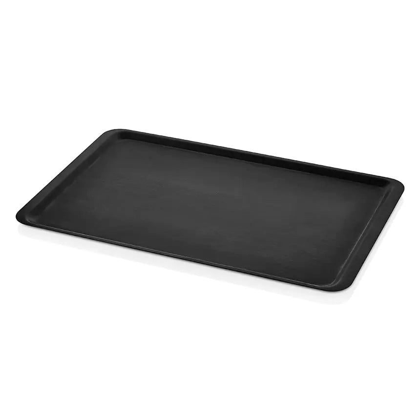 Thermoset Lamine Dikdörtgen Tepsi 48 x 75 cm - Siyah-Kırılmaz Sürahi ve Tepsiler - Demasan
