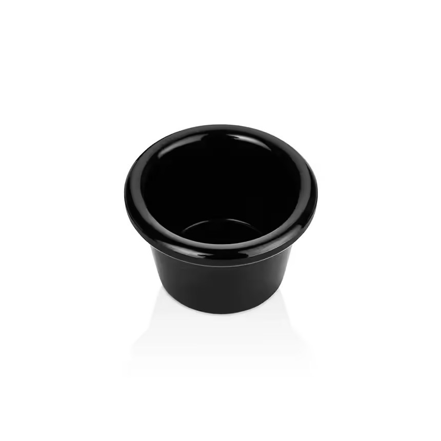 Thermoset Plain Ramekin Ø 6 cm 45 ml - Siyah-Sosluk, Reçellik ve Şişeler - Demasan
