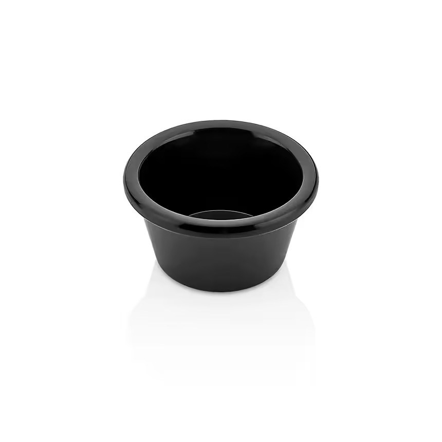 Thermoset Plain Ramekin Ø 7 cm 60 ml - Siyah-Sosluk, Reçellik ve Şişeler - Demasan

