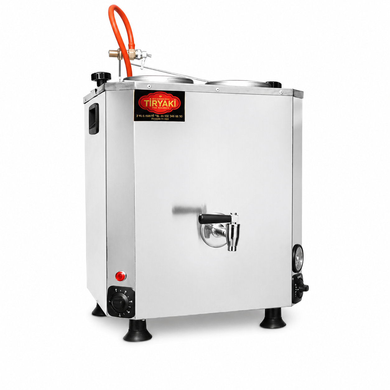 Tiryaki 2 Demlikli Çayland Full Otomatik Çay Kazanı 25 L
