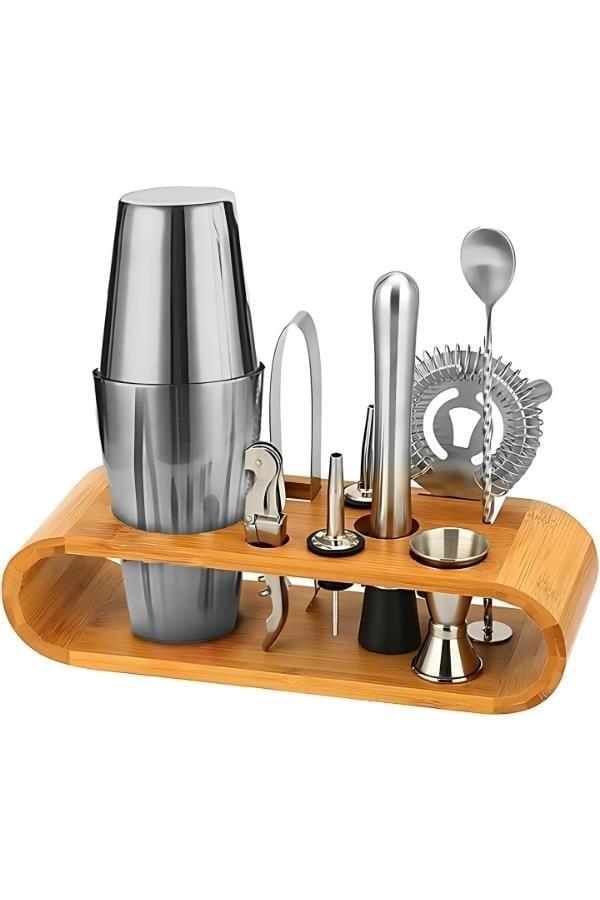 Vosco 10 Parça Avantajlı Kokteyl Set Boston Shaker (750ml) KOKTEYL EKİPMANLARI
