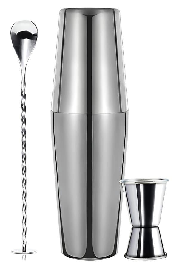 Vosco 3 Parça Avantajlı Kokteyl Set Boston Shaker (750ml)