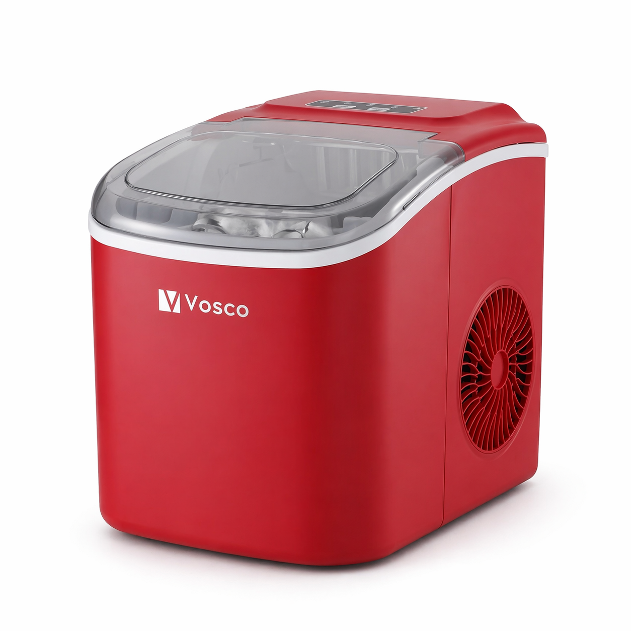 Vosco EKO 12 Kg Tezgah Üstü Parmak Buz Makinesi Kırmızı