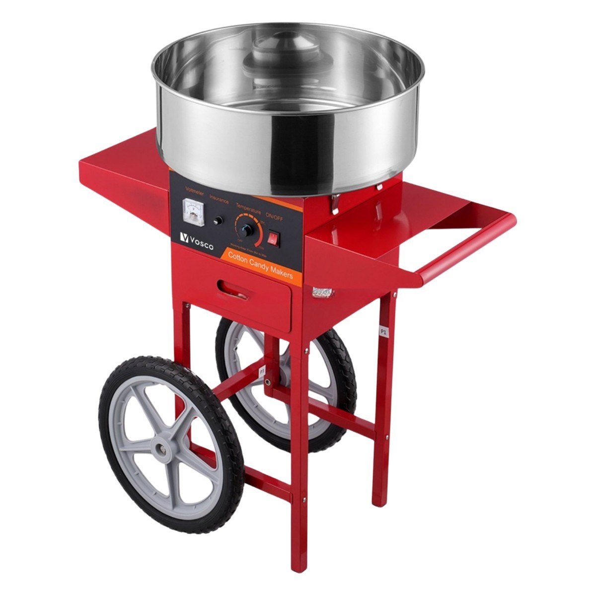 Vosco VXY-520C Arabalı Pamuk Şeker Makinesi-PAMUK ŞEKER MAKİNELERİ - Demasan
