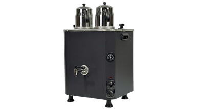 2 Demlikli Statik Çay Kazanı (Elektrikli)