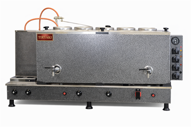 5 Demlikli Otomatik Statik Çay Kazanı Doğalgaz&Elektrik